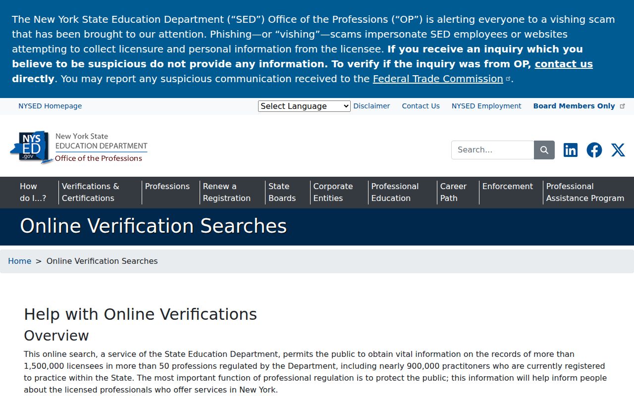 Ramapo residents directory New York professional verification search